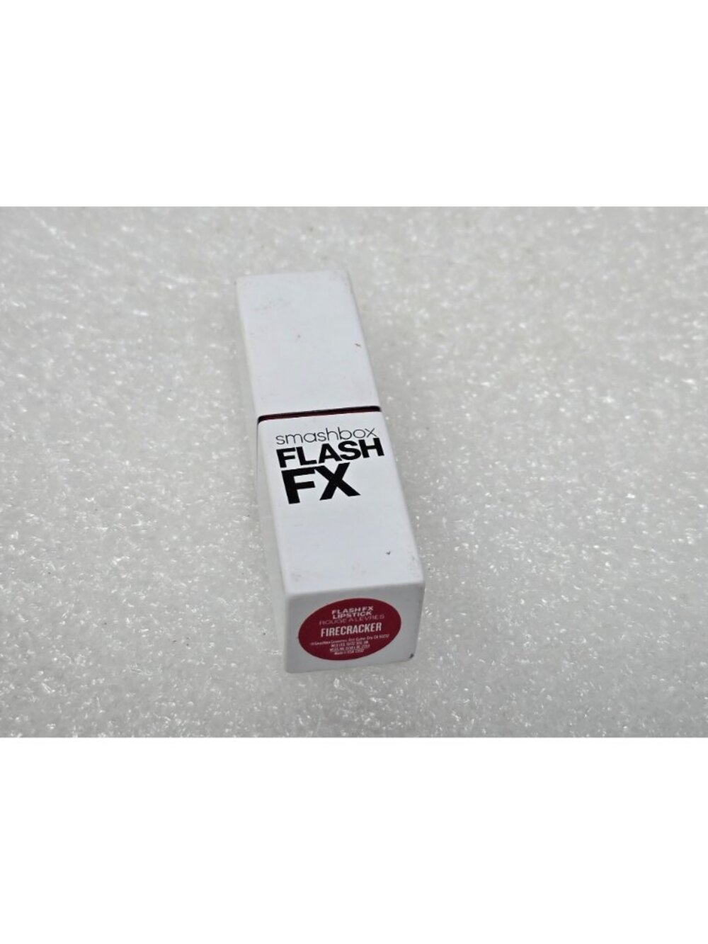 Smashbox SBX Rated Flash FX Lipstick Firecracker Red Metallic Finish Limited Ed - Picture 2 of 2